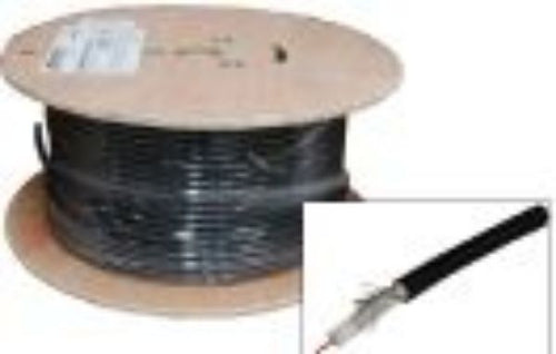 DYNAMIX C-RG6-152 - 152m Roll RG6 Shielded Cable Black 75ohm 18AWG Solid Core Foil/Braid Shield ***SKY APPROVED***