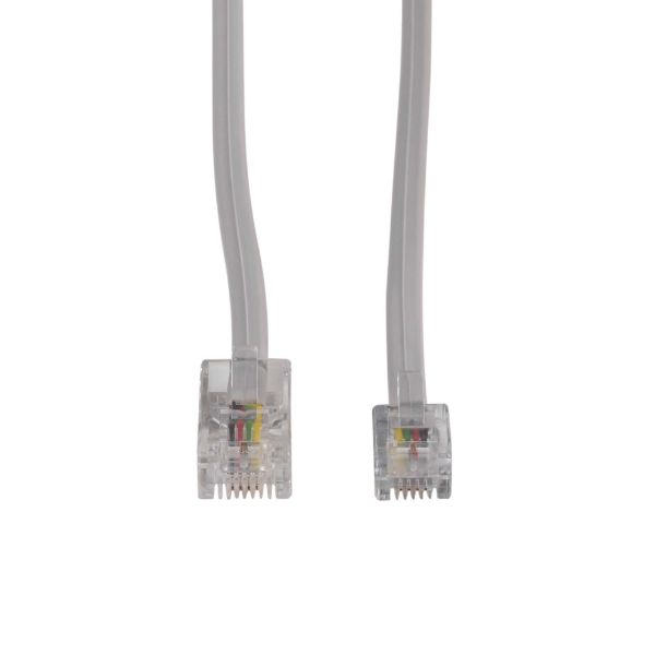 DYNAMIX C-RJ1245-5 - 5m RJ12 to RJ45 Cable - 4C All pins connected crossed Colour Grey