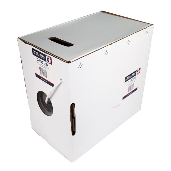 DYNAMIX C-S8C300 - 300m 8C 0.44mm Bare Copper Security Cable Supplied in Pull Box