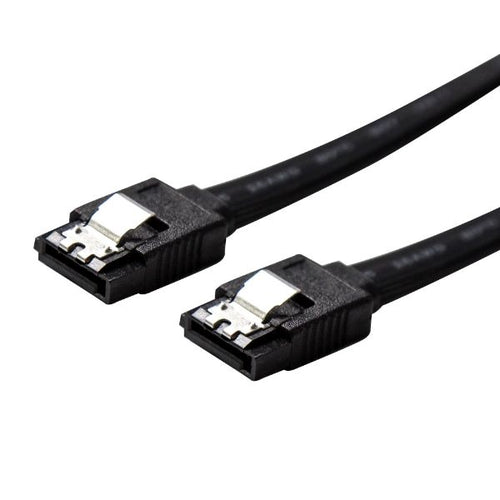 DYNAMIX C-SATA3 - 0.5m SATA 6Gbs Data Cable w/ Latch Black colour