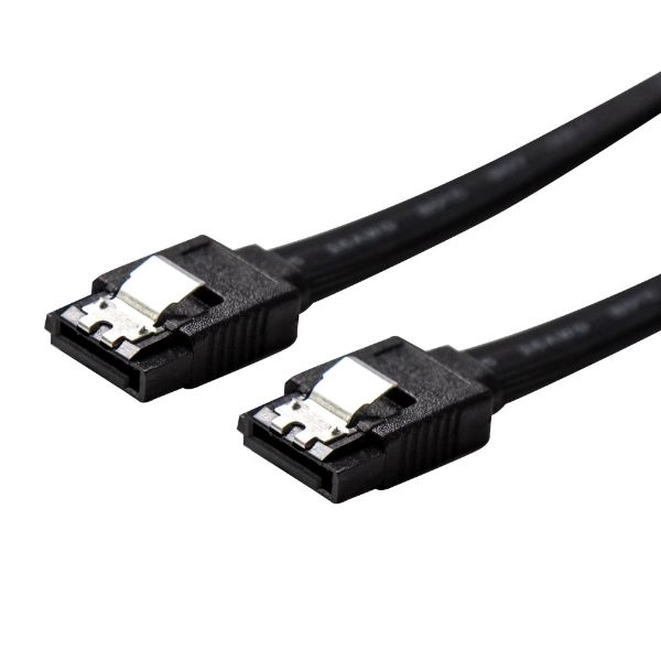 DYNAMIX C-SATA3 - 0.5m SATA 6Gbs Data Cable w/ Latch Black colour