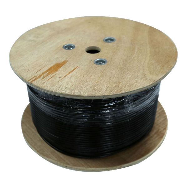 DYNAMIX C-STPEXT-SLDBK - 305m Cat5E STP EXTERNAL UV Stabilised SOLID Cable Roll