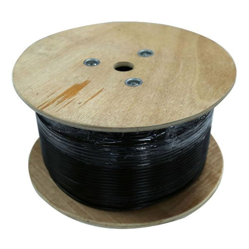 DYNAMIX C-STPEXT-SLDBK - 305m Cat5E STP EXTERNAL UV Stabilised SOLID Cable Roll
