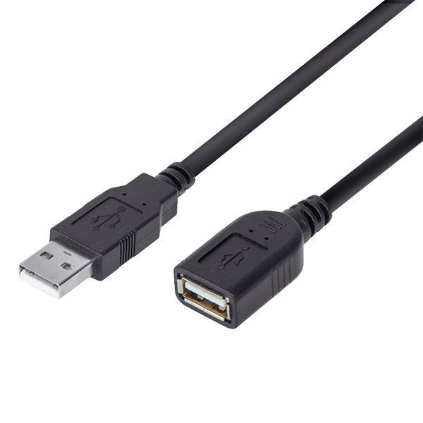 DYNAMIX C-U2-1 - 1m USB 2.0 Cable USB-A Male to USB-A Female Connectors