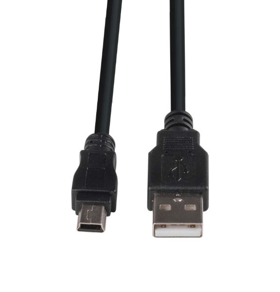 DYNAMIX C-U2AMB-2 - 2m USB 2.0 Mini-B (5-pin) Male to USB-A Male Connectors