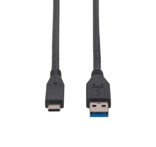 DYNAMIX C-U3-1CA-0-2 - 0.2M USB 3.1 USB-C Male to USB-A Male Cable. Black Colour Up to 10G Data Transfer Speed