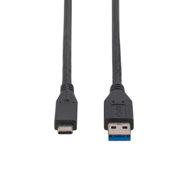 DYNAMIX C-U3-1CA-3 - 3M USB 3.1 USB-C Male to USB-A Male Cable. Black Colour Up to 10G Data Transfer Speed