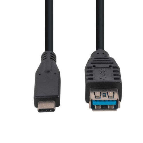 DYNAMIX C-U3-1CAF-0-2 - 0.2M USB 3.1 USB-C Male to USB-A Female Cable Black