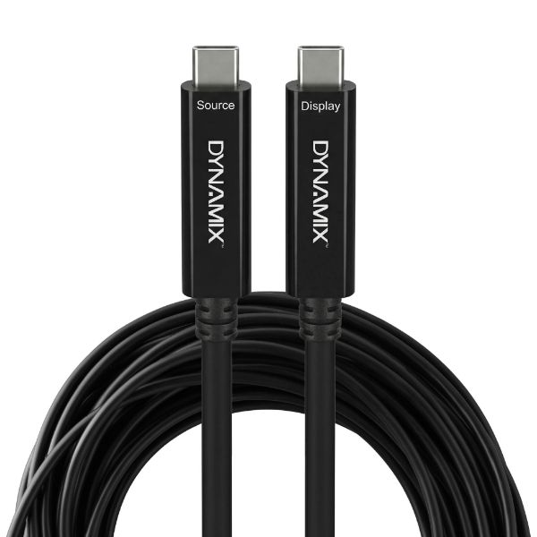 DYNAMIX C-U32-LLF-CC-15 - 15M USB 3.2 Full Featured Type C to C Hybrid Active Opti Cable