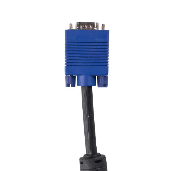 DYNAMIX C-VDDCBK-MM30 - 30m VESA DDC1 & DDC2 VGA Male/Male Cable - Moulded BLACK Colour Coaxial Shielded
