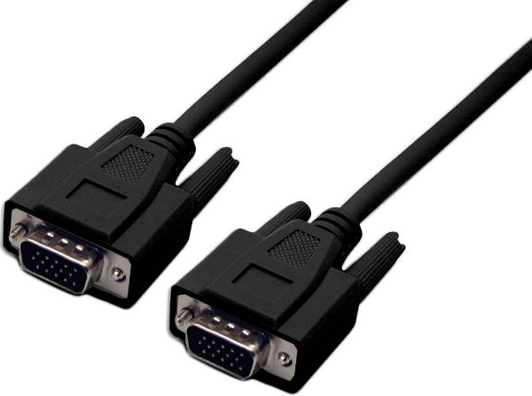 DYNAMIX C-VGA-MM - 2m VGA Male/Male Monitor Cable Moulded Max Res: 800x600
