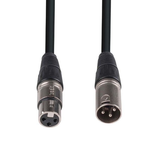 DYNAMIX C-XLR3-2 - 2m XLR 3-Pin Male to Female Balanced Audio Shielded 2 Core 28/0.1BC 2