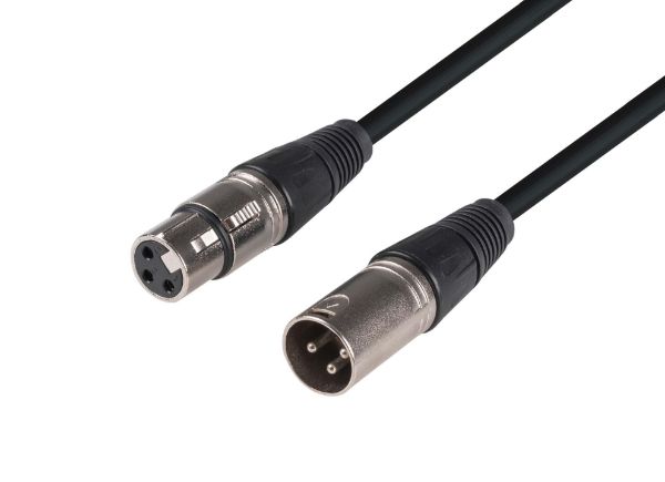 DYNAMIX C-XLR3-5 - 5m XLR 3-Pin Male to Female Balanced Audio Shielded Cable 2 Core
