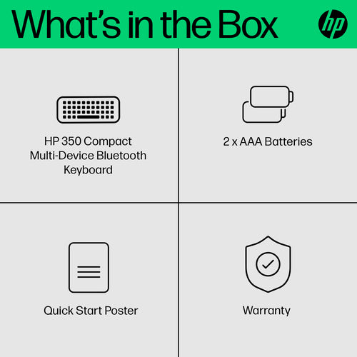 HP 692T0AA - 350 WHT Compact Multi-Device KBD