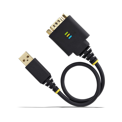 STARTECH.COM 1FT (30CM) USB TO SERIAL ADAPTER CABLE, COM RETENTION, RS232, 2 YR