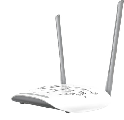 TL-WA801N - TP-Link N300 Wi-Fi Access Point,  300Mbps at 2.4GHz, 802.11b/g/n,  1 10/100M Port, Passive PoE Supported, AP/Client/Bridge/Repeater, Multi-SSID, 2 fixed antennas
