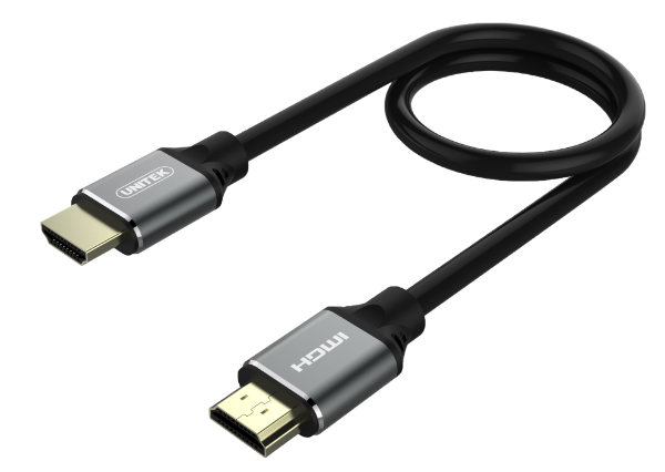 UNITEK C138W - 2m HDMI 2.1 Full UHD Cable. Supports up to 8K. Max. Res 7680x4320@60Hz & 4K@120Hz.