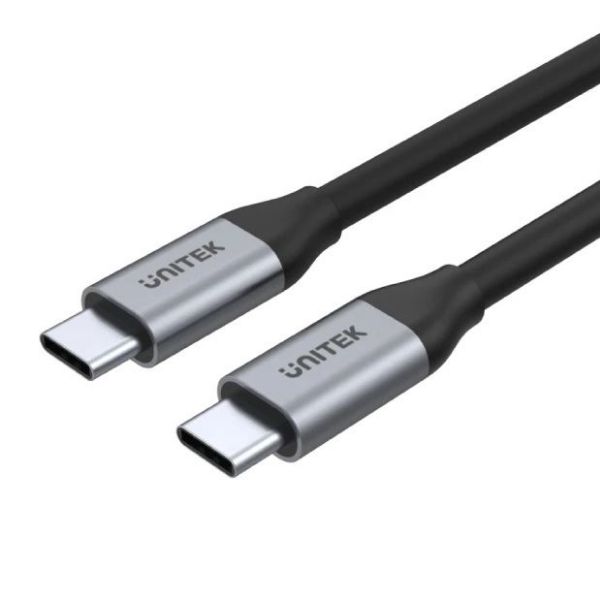 UNITEK C14091ABK - 2m USB-C to USB-C 3.1 Gen1 Cable for Syncing & Charging. Supports up to 100W USB PD.