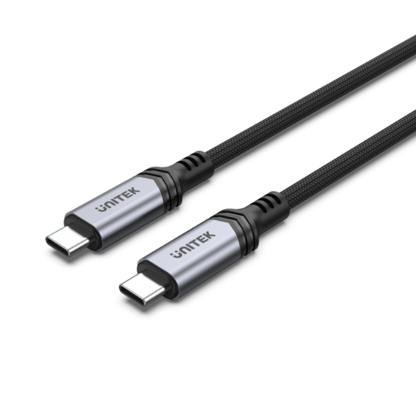 UNITEK C14110GY-2M - 2M USB-C to USB-C Cable. Supports 240W Super Speed Fast Charging.