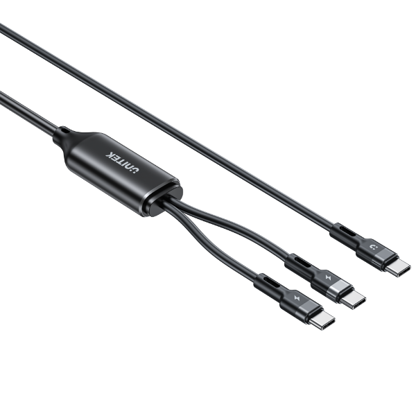 UNITEK C14146A - 2-in-1 USB-C Cable w/ Dual Connectors. Charge iPhone 16 Series MacBook iPad & More.