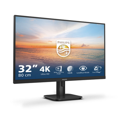 32E1N1800LA/75 - PHILIPS 32E1N1800LA/75 32" 16:9 4K UHD VA LCD 60HZ,4MS,HDR, HDMI,DP,SPKR,4YR