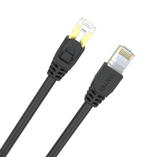 C1811EBK-3 - UNITEK C1811EBK-3 - 3m CAT7 Black SSTP 26AWG Patch Lead in PVC Jacket Supports 10 Gigabit Ethernet