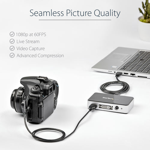 USB3HDCAP - STARTECH.COM USB 3.0 VIDEO CAPTURE DEVICE - HDMI / DVI / VGA - 1080P 60FPS 2 YR