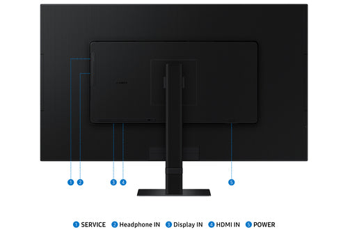 LS32D700EAEXXY - SAMSUNG S7 S70D 32" (16:9) UHD VA MONITOR, 60HZ, HDR10, DP, DP, HDMI, TILT, 3Y