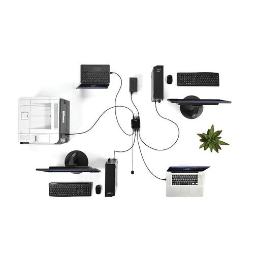 StarTech.com HBS304A24A - Switch - 4X4 USB 3.0 Peripheral Sharing