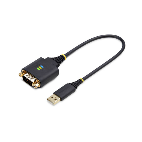 STARTECH.COM 1FT (30CM) USB TO SERIAL ADAPTER CABLE, COM RETENTION, RS232, 2 YR