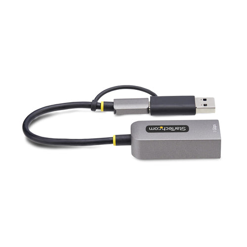 C21GA-USB-ETHERNET - STARTECH.COM USB-C TO ETHERNET ADAPTER W/USB-A ADAPTER, REALTEK RTL8153B, 2 YR
