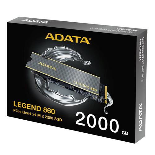 SLEG-860-2000GCS - ADATA Legend 860 PCIe4 M.2 2280 QLC SSD 2TB 5yr wty