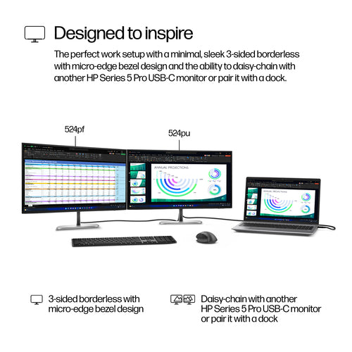 HP 9D9L6UT - S5 Pro 23.8IN FHD 524pf Monitor