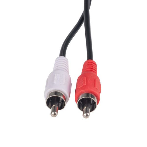 CA-2RCA-5 - DYNAMIX CA-2RCA-5 - 5m RCA Audio Cable 2 RCA to 2 RCA Plugs Coloured Red & White