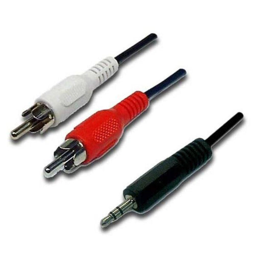 DYNAMIX CA-2RCA-ST10 - 10m Stereo 3.5mm Plug to 2 RCA Plug Cable