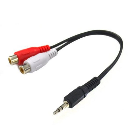 CA-2RCAF-STM - DYNAMIX CA-2RCAF-STM - 200mm Stereo 3.5mm Male to 2 RCA Female Cable