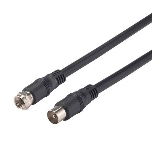 DYNAMIX CA-FRF-2 - 2m RF PAL Male to F-Type Male Coaxial Cable