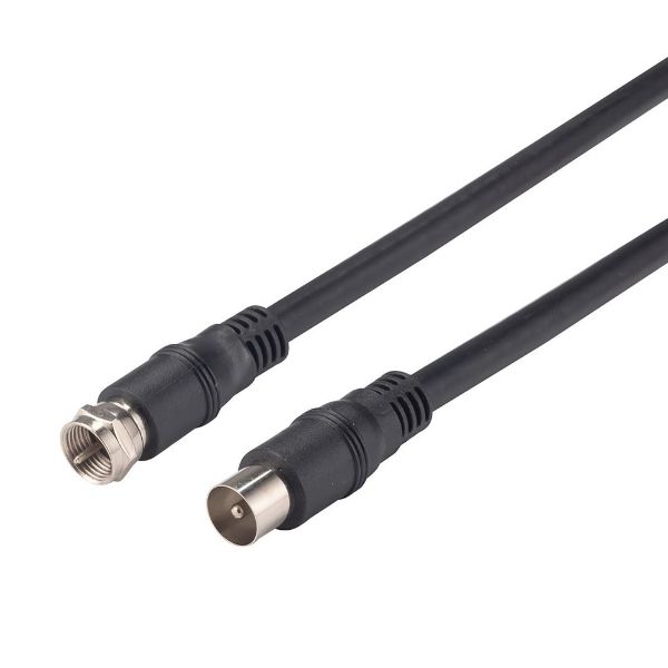 DYNAMIX CA-FRF-2 - 2m RF PAL Male to F-Type Male Coaxial Cable