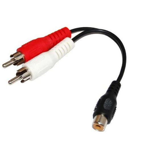 DYNAMIX CA-RCAS-05 - 0.15m Dual RCA Male to RCA Female Cable