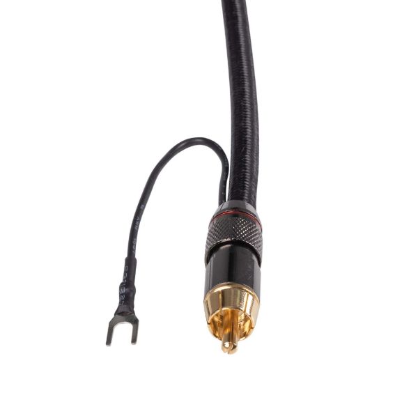 DYNAMIX CA-SUBG-6 - 6m Coaxial Subwoofer Cable RCA Male to Male w/ Grounding Spade Connectors