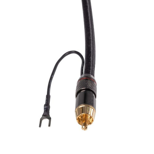 DYNAMIX CA-SUBG-6 - 6m Coaxial Subwoofer Cable RCA Male to Male w/ Grounding Spade Connectors