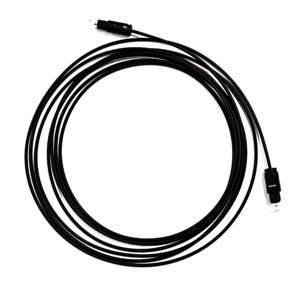 DYNAMIX CA-TLFSL-1 - 1m Toslink Slimline Audio Optic Cable OD: 22mm