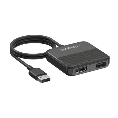 CA361PLUS - MINIX CA361PLUS - 3-in-1 Wired Carplay/&roid Auto Wireless Connect/HDMI-In Media Hub Adapter.