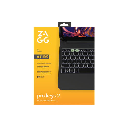 ZAGG Keyboard Pro Keys 2 for Apple iPad Pro 11" M4/M5