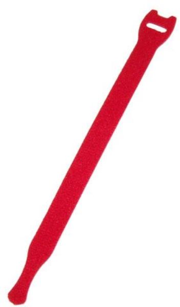 DYNAMIX CAB200V-RED - Hook & Loop Cable Tie 200mm x 13mm RED Colour (Packs of 10)