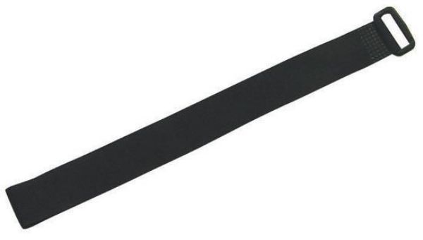 DYNAMIX CAB300-BLACK - Hook & Loop Cable Tie 300mm x 20mm BLACK Colour Packs of 10