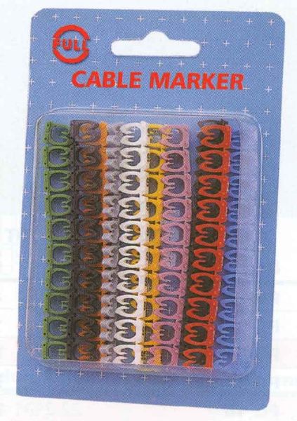 DYNAMIX CABM01 - Colour Coded Cable Markers pack of 100 Fit for OD: 4mm 5.5mm