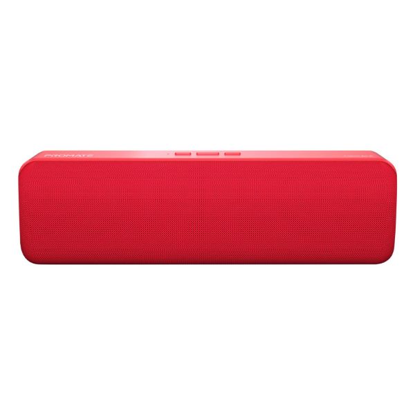 PROMATE CAPSULE-2-RD - 6W Wireless HD Bluetooth Portable Speaker Built-in 1200 Lithium Battery. Up to 4 Hours