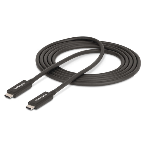 STARTECH.COM 6FT (2M) THUNDERBOLT 4 CABLE, 40GBPS, 100W PD, INTEL-CERTIFIED TB CABLE 2 YR