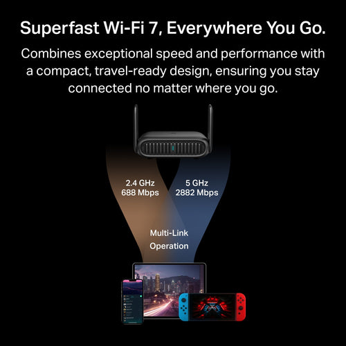 TL-WR3602BE - TP-Link TL-WR3602BE, BE3600 Wi-Fi 7 Travel Router